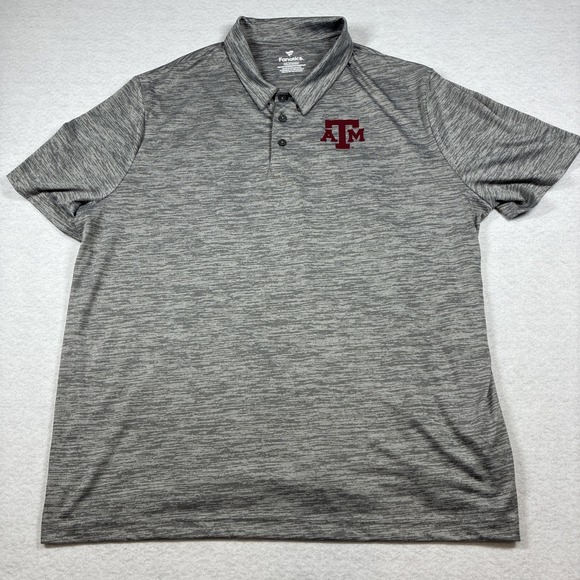 Fanatics Other - Texas A&M Aggies 3XL Fanatics Polo Logo Gray Golf Lightweight Performance